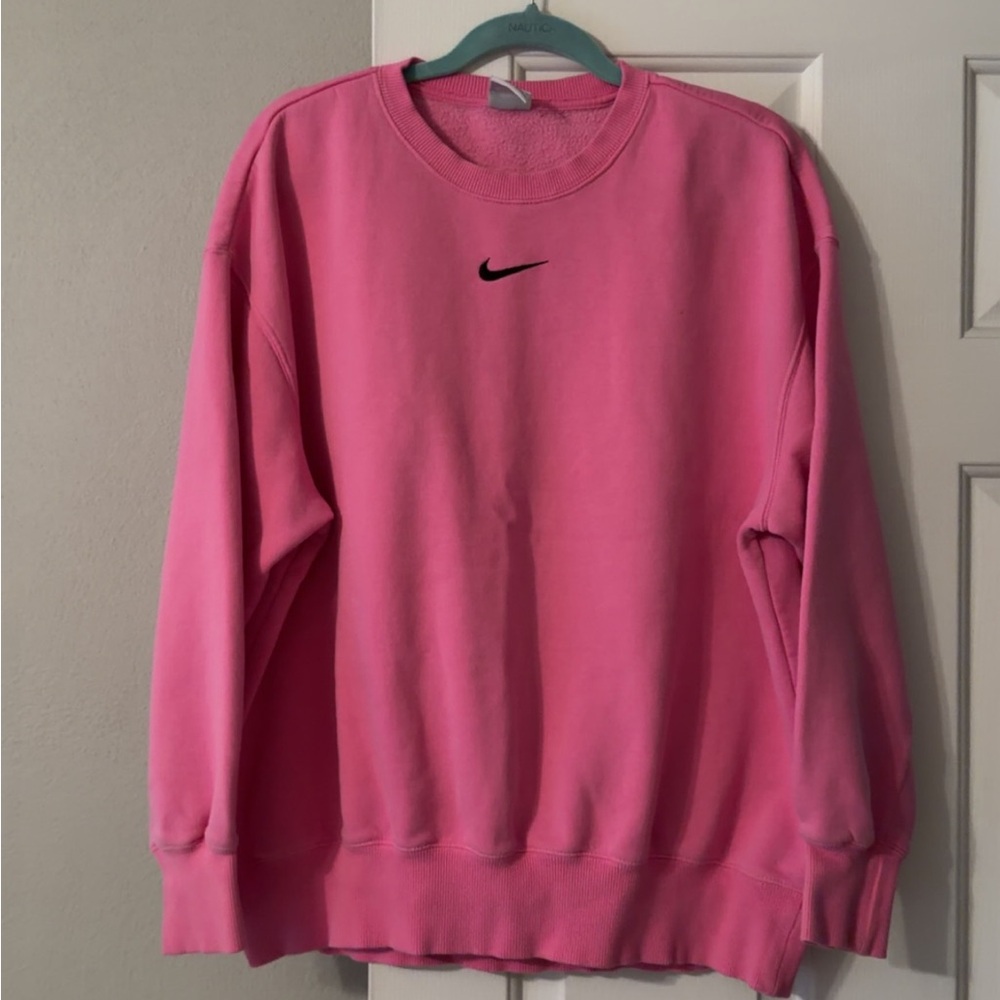 Nike Vibrant Pink Crewneck Sweater